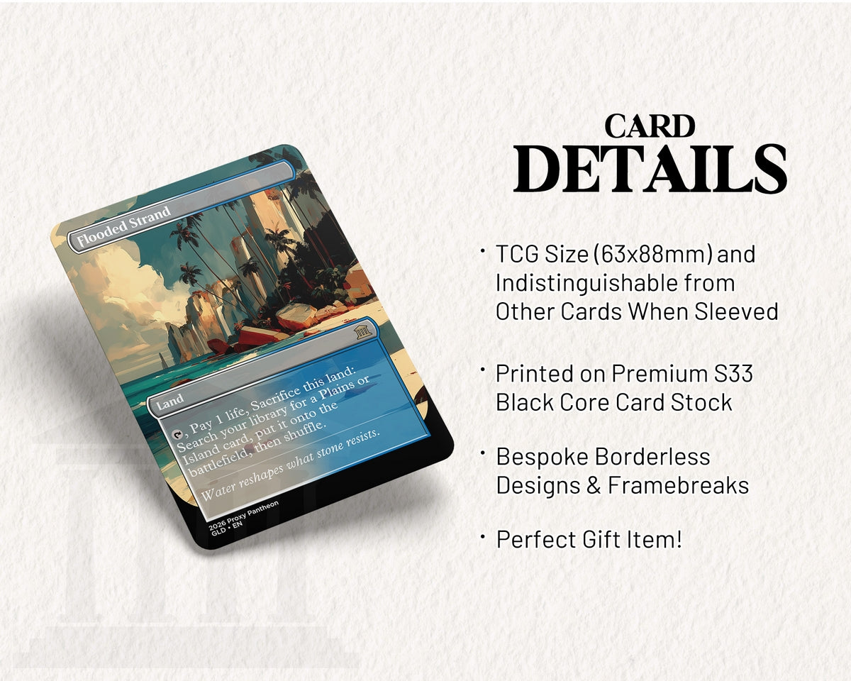 Flooded Strand | Proxy Card | Fetch Land