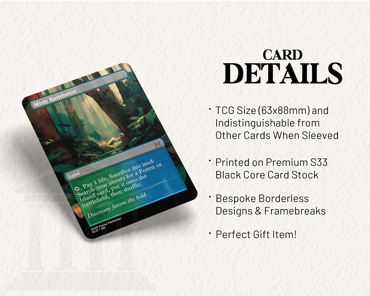 Misty Rainforest | Proxy Card | Fetch Land