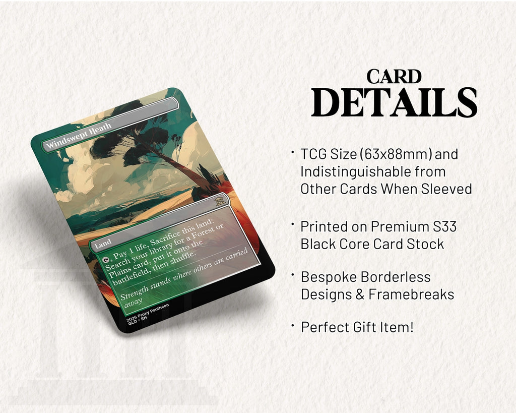 Windswept Heath | Proxy Card | Fetch Land