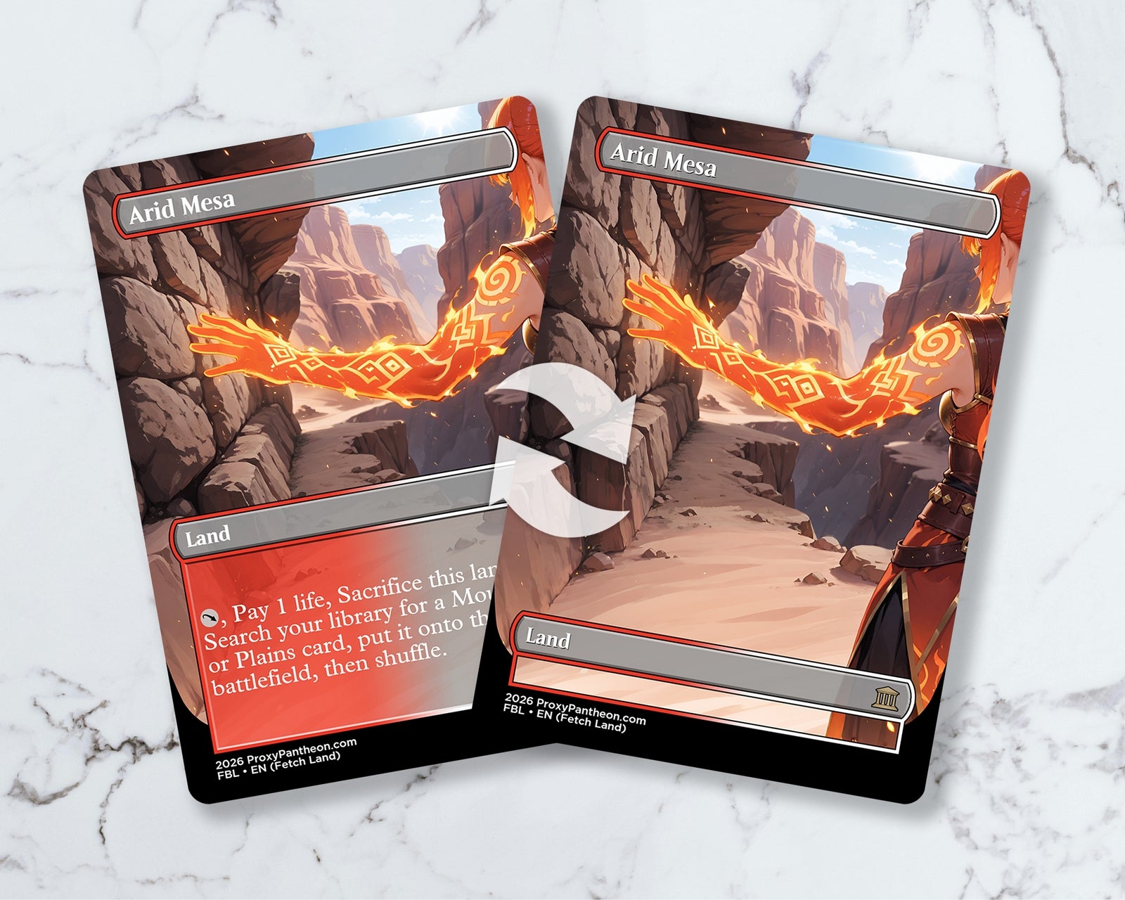 Reversible Fetch Land (Bundle Set) | Proxy Cards (LUX)