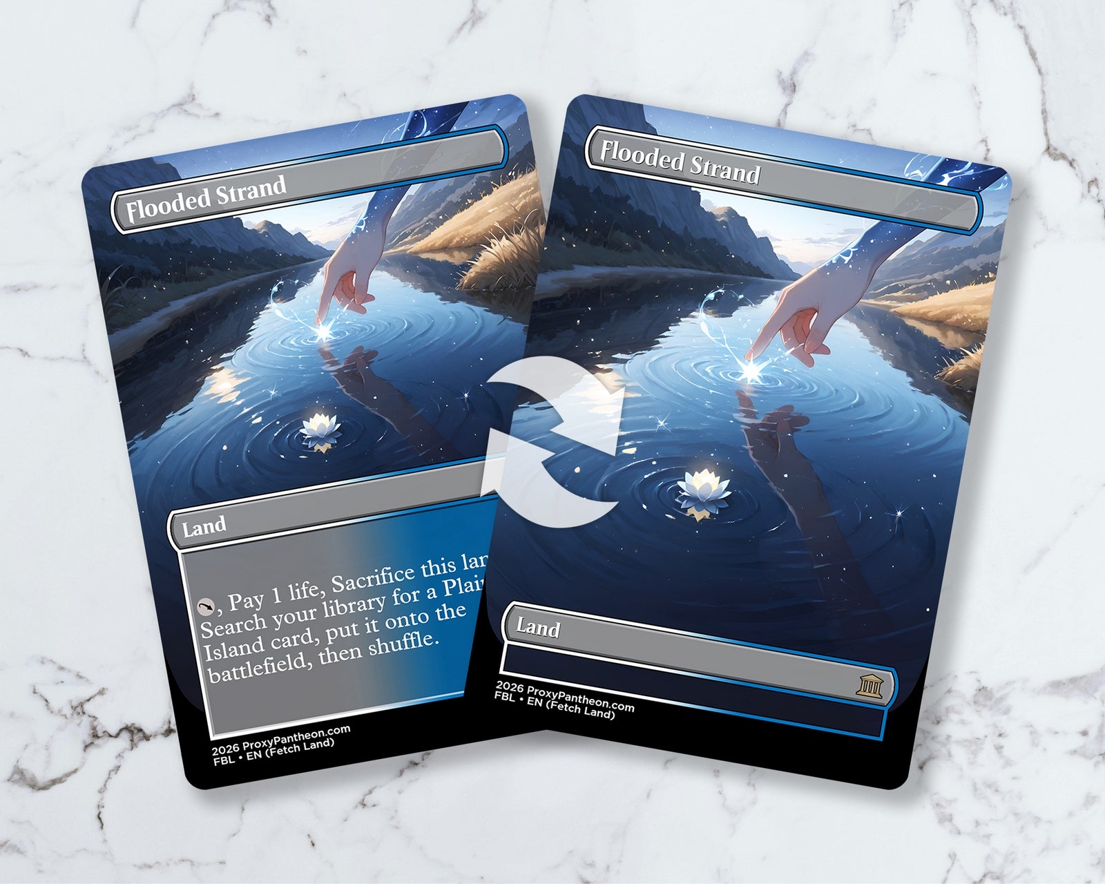 Flooded Strand (LUX) | Reversible Proxy Card
