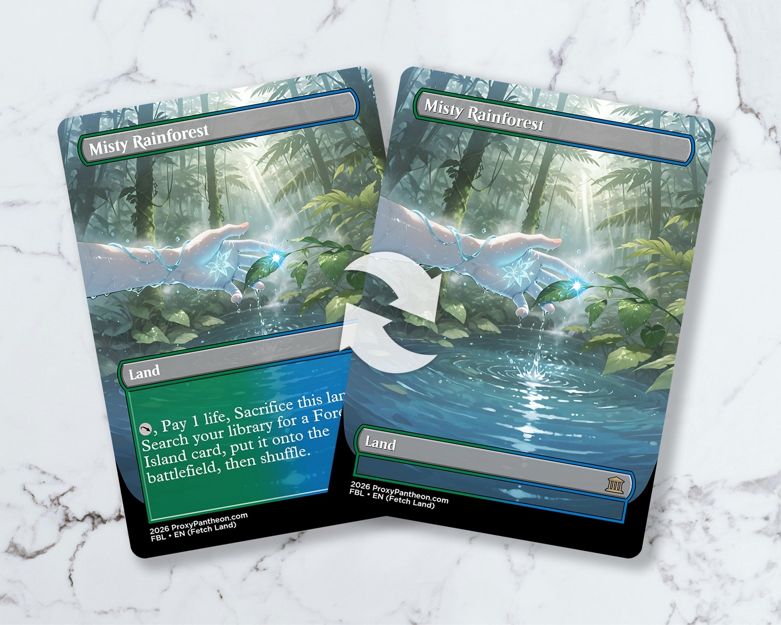 Misty Rainforest (LUX) | Reversible Proxy Card