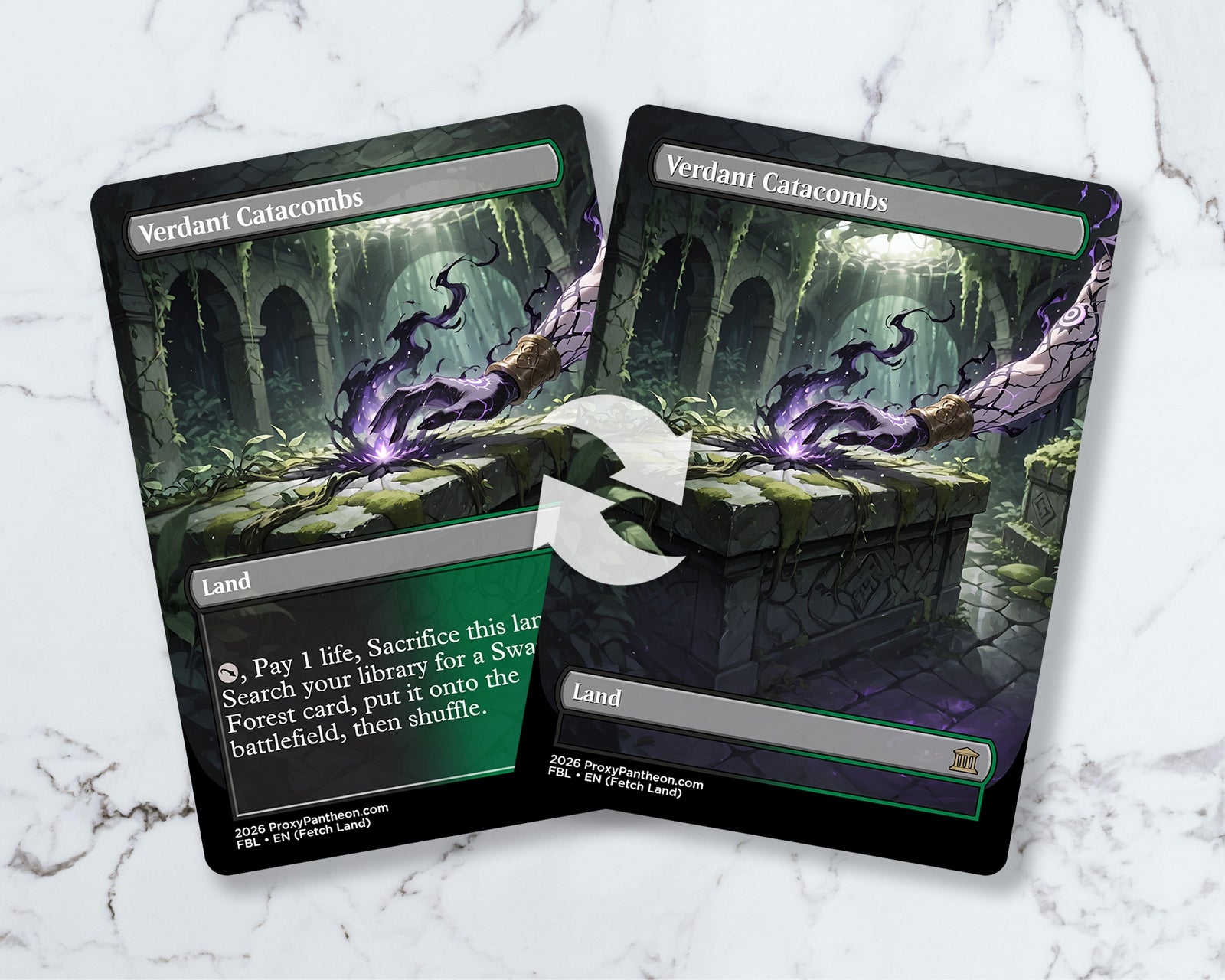 Reversible Fetch Land (Bundle Set) | Proxy Cards (LUX)
