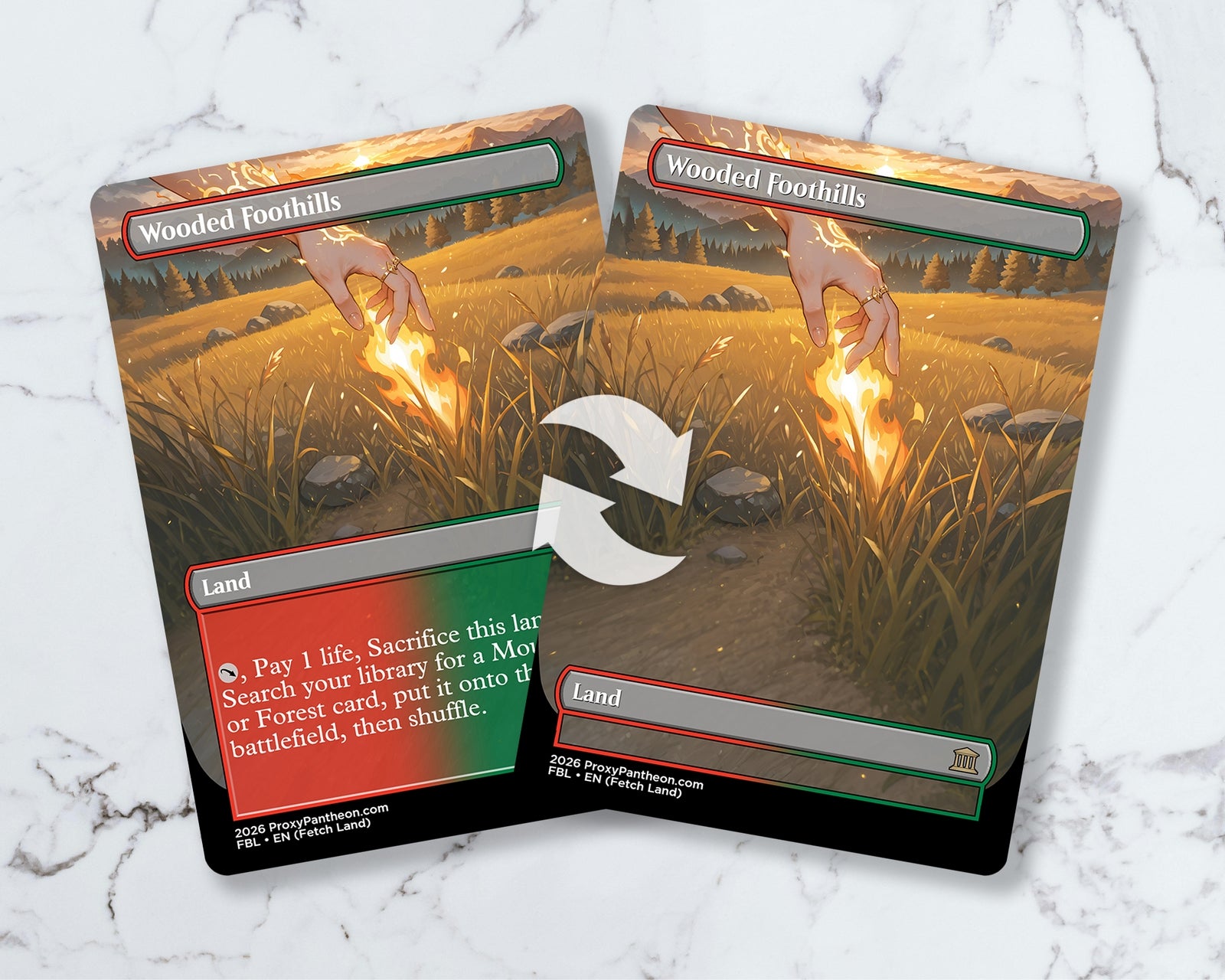 Wooded Foothills (LUX) | Reversible Proxy Card