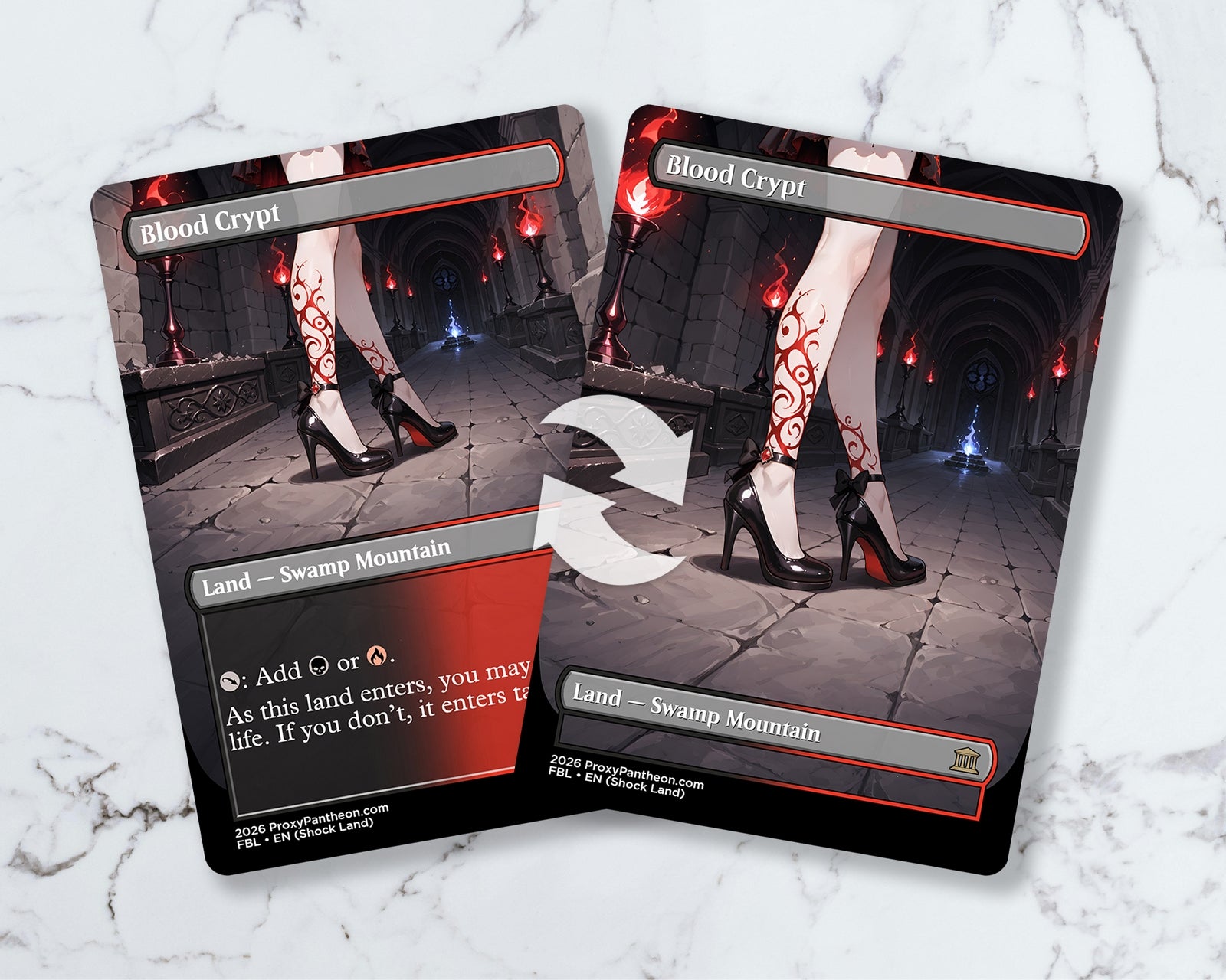 Reversible Shock Land (Bundle Set) | Proxy Cards (LUX)