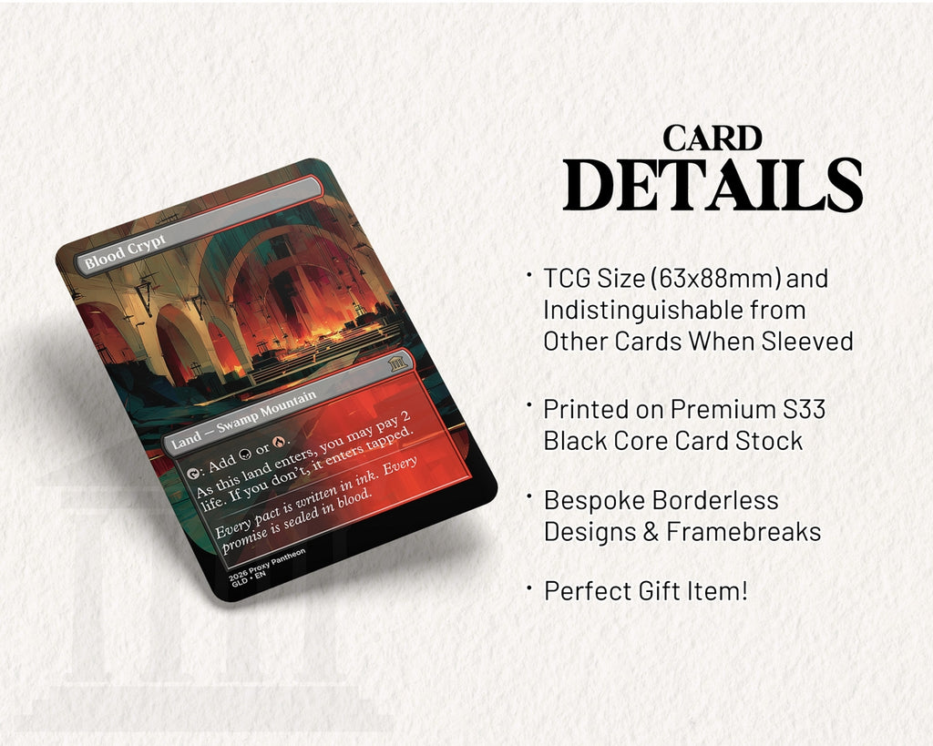Blood Crypt | Proxy Card | Shock Land