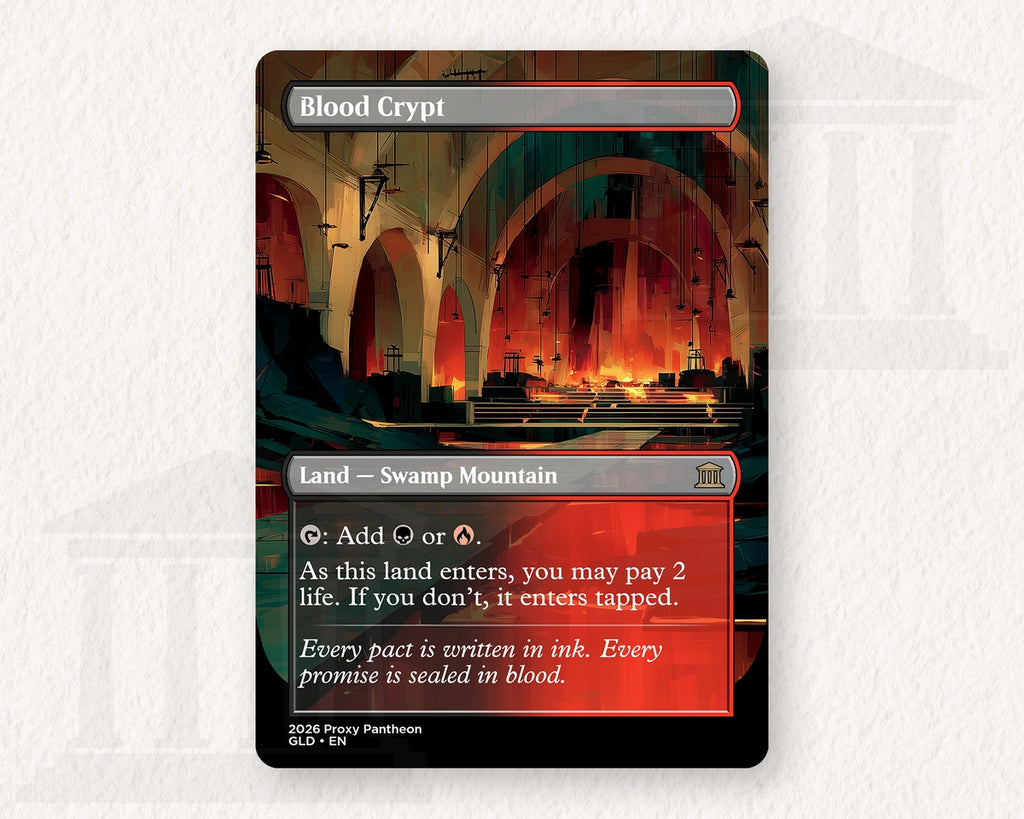 Blood Crypt | Proxy Card | Shock Land