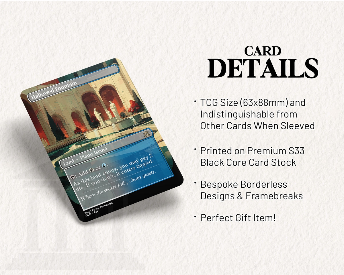 Hallowed Fountain | Proxy Card | Shock Land