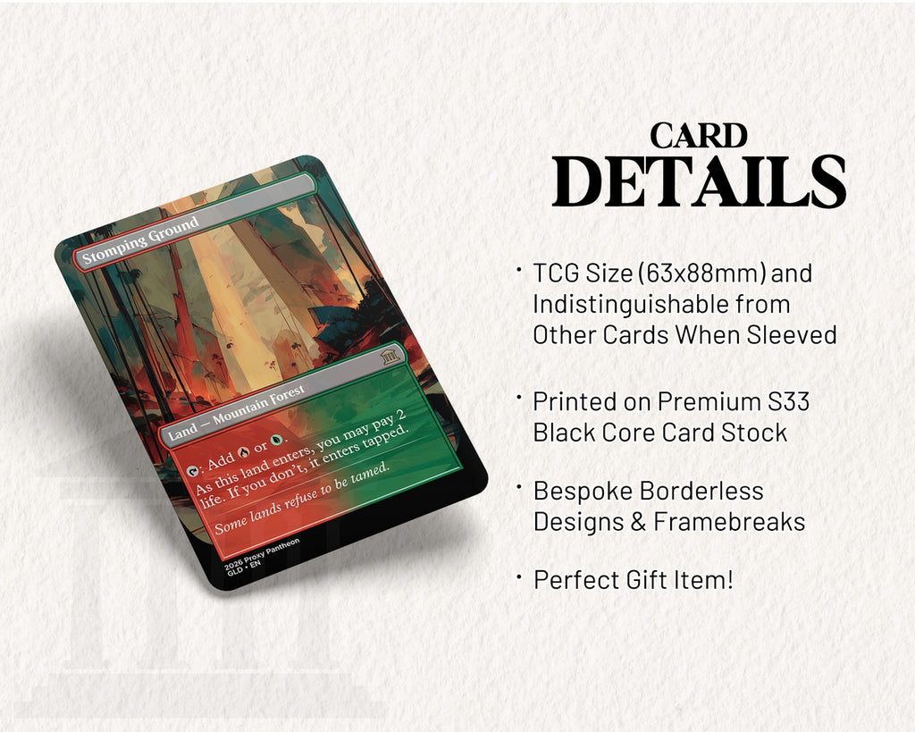 Stomping Ground | Proxy Card | Shock Land