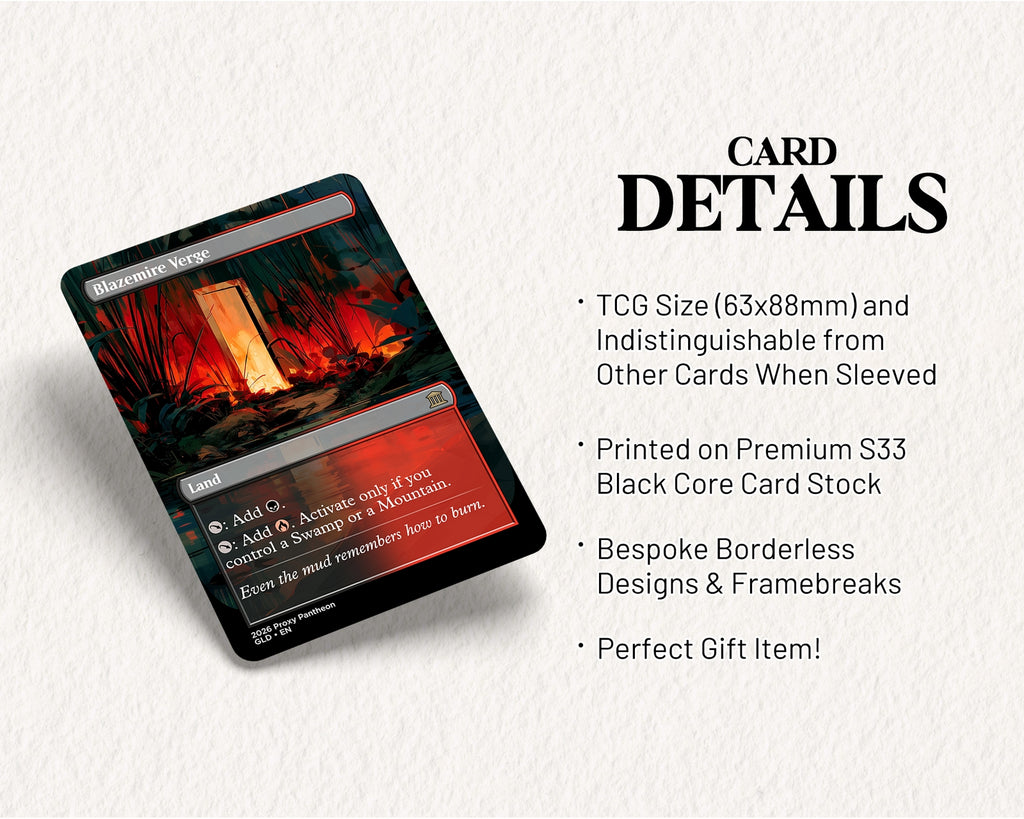 Blazemire Verge | Proxy Card | Verge Land