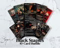 Black Staples (Bundle Set) | Proxy Cards