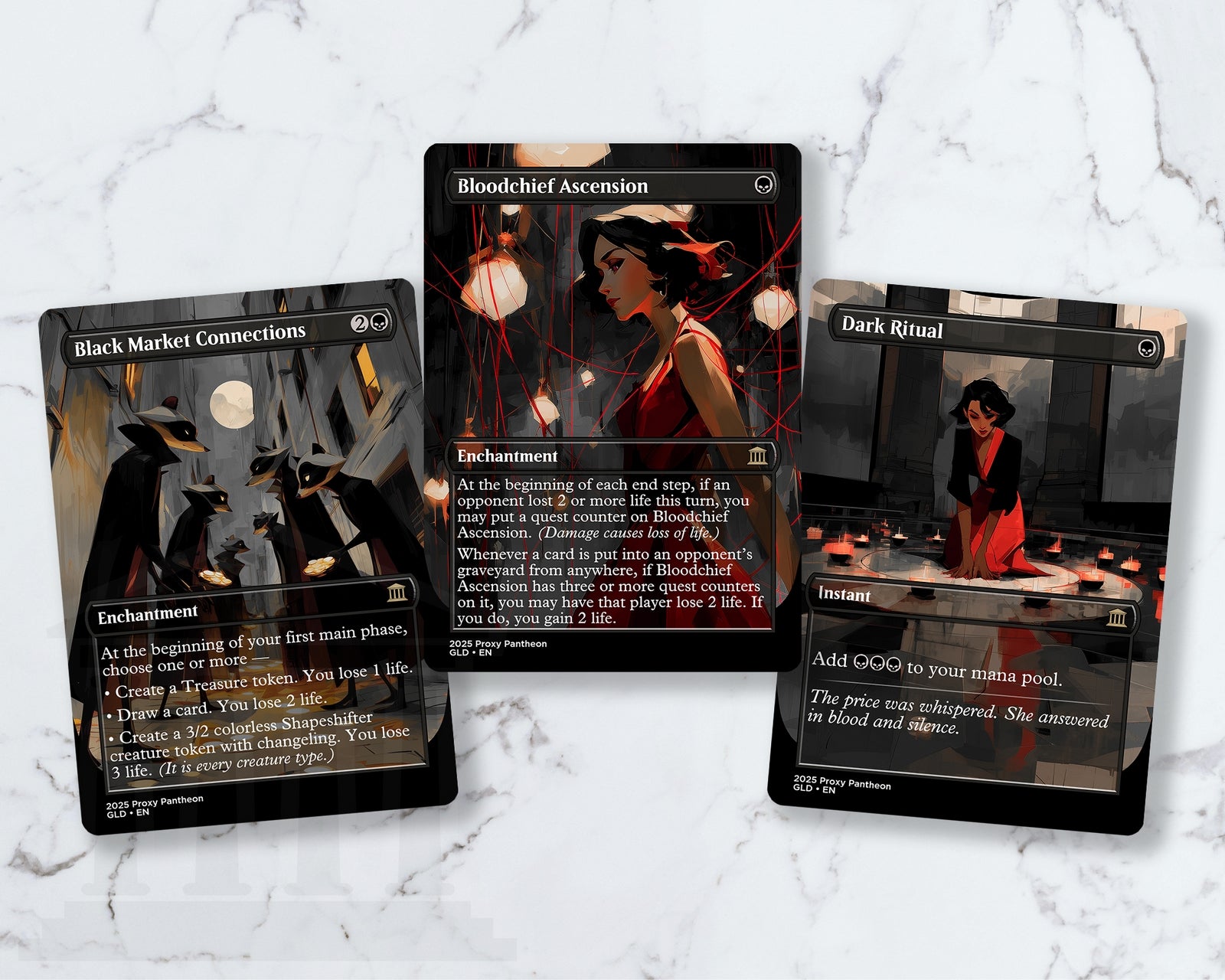 Black Staples (Bundle Set) | Proxy Cards