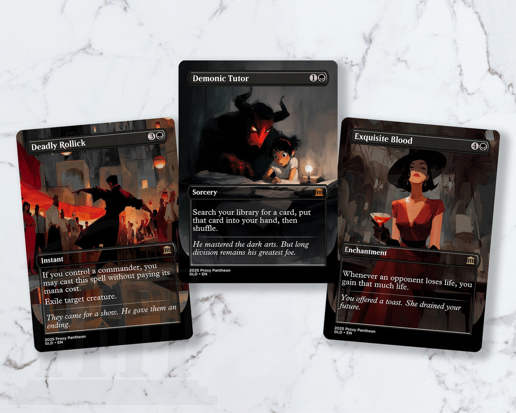 Black Staples (Bundle Set) | Proxy Cards