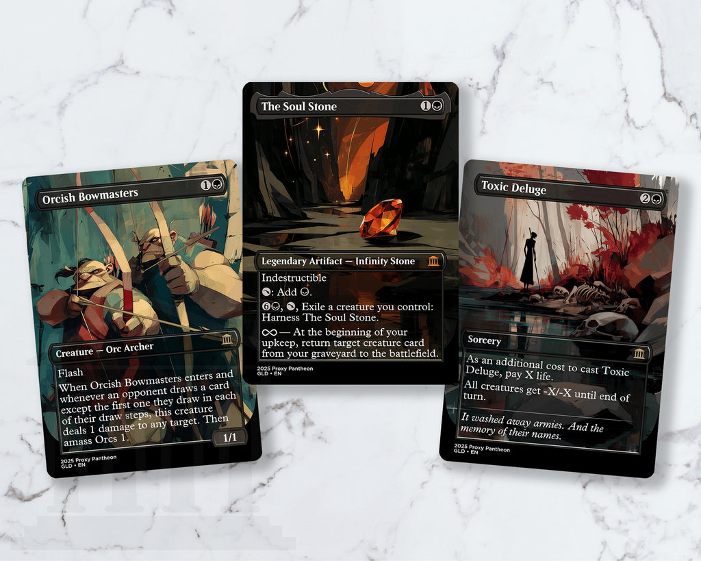 Black Staples (Bundle Set) | Proxy Cards