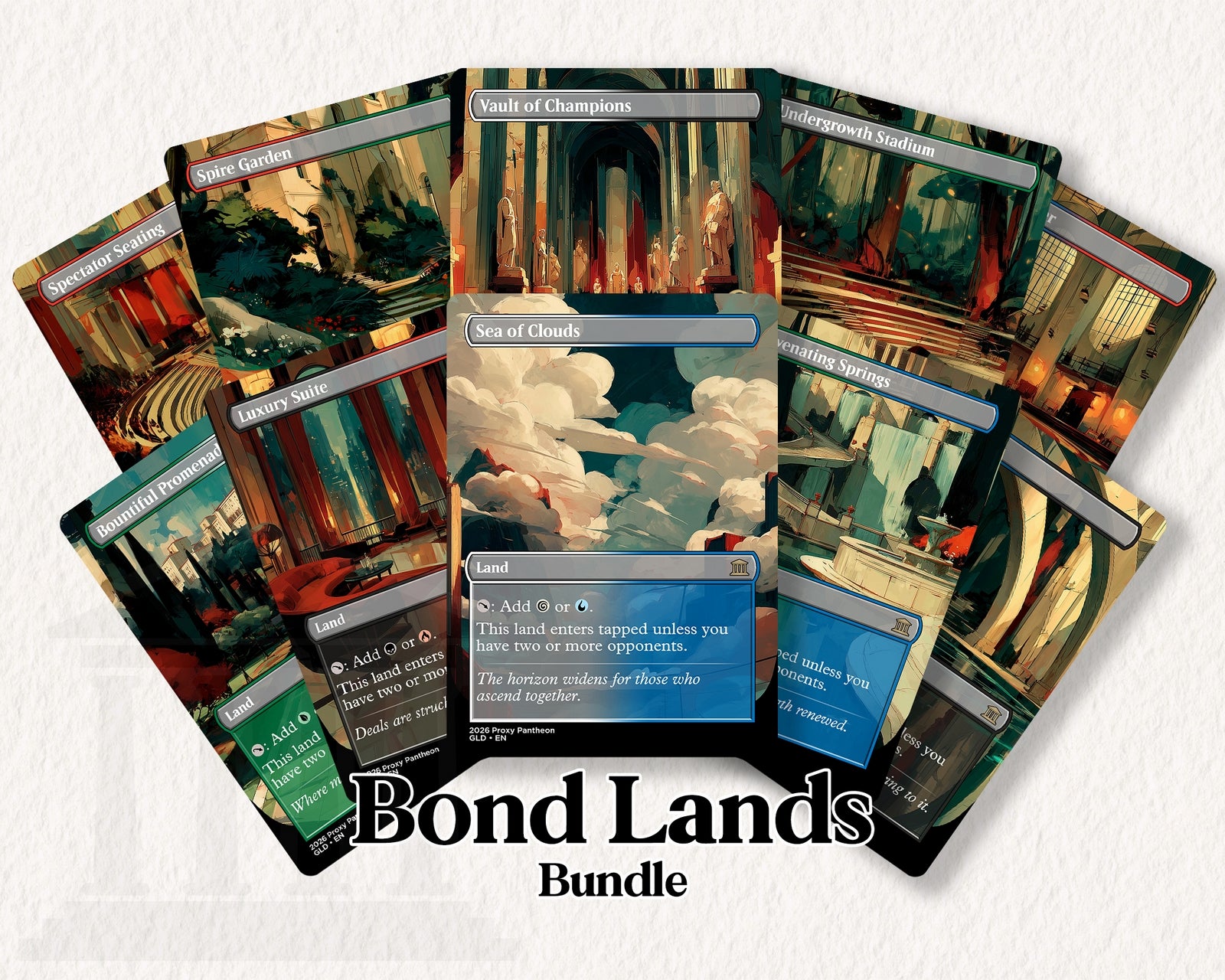 Battlebond Land (Bundle Set) | Proxy Cards