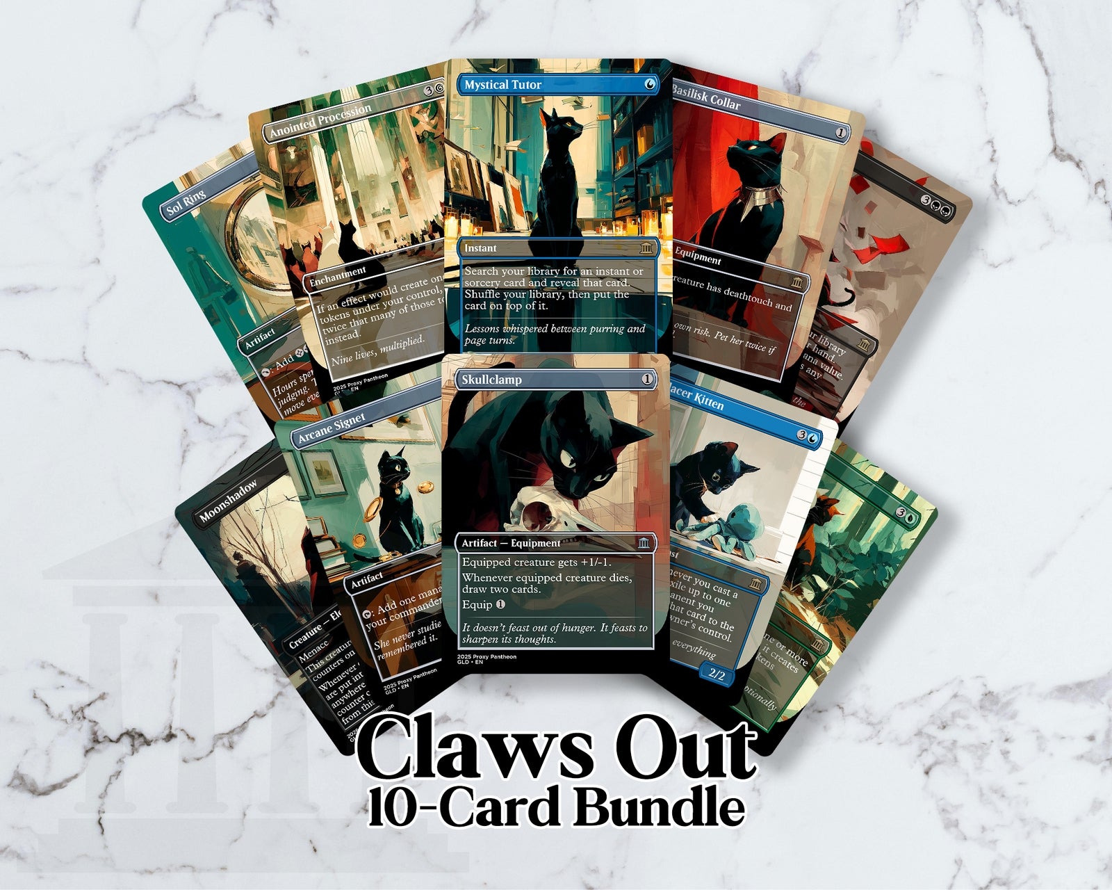 Claws Out (Black Cat Bundle) | Proxy Cards