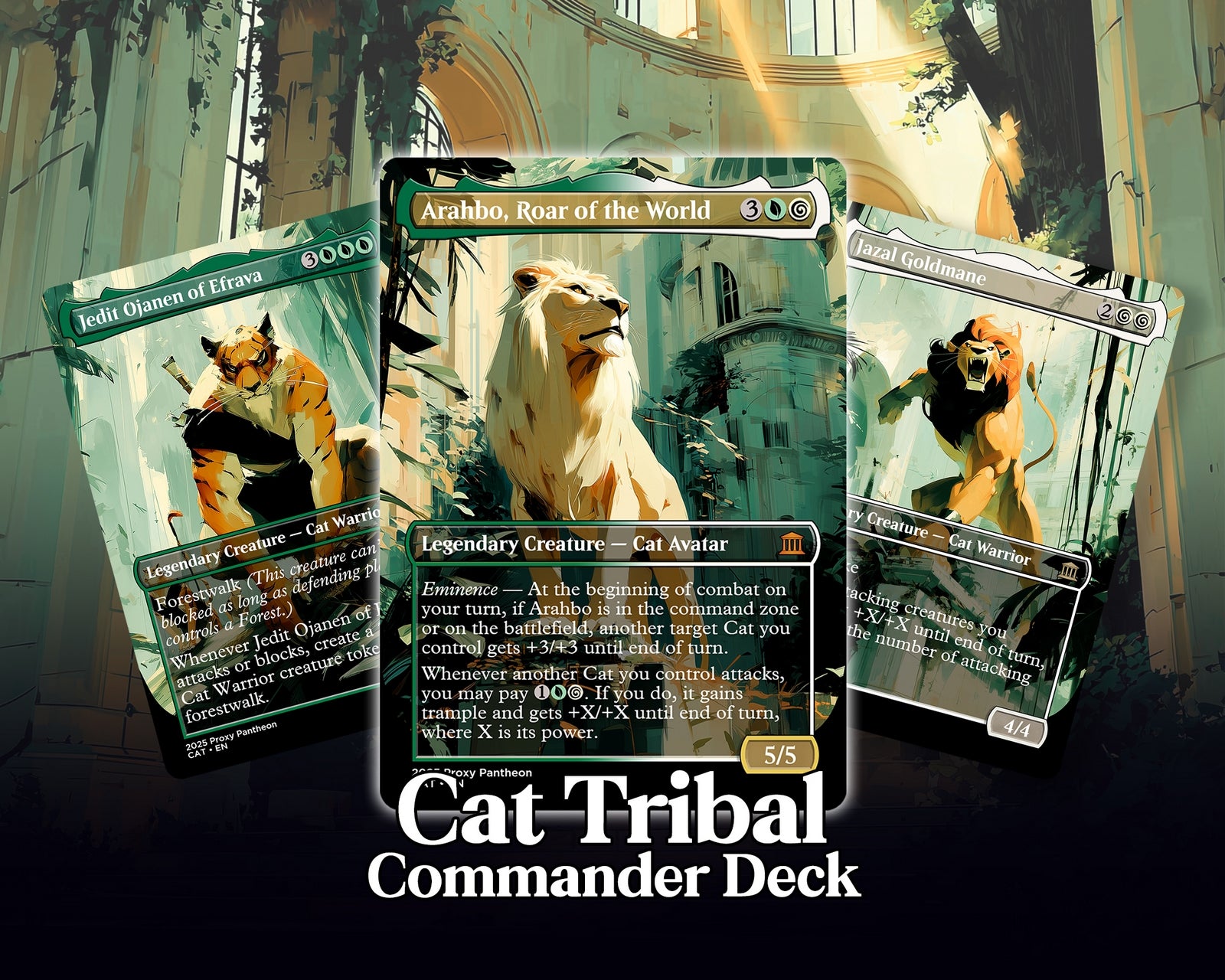 Cat Typal Commander Proxy Deck