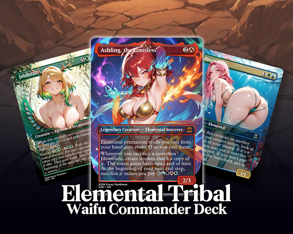 Elemental Typal Commander Waifu Proxy Deck