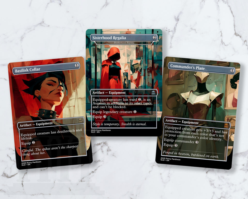 Dressed to Kill (Equipment Bundle) | Proxy Cards