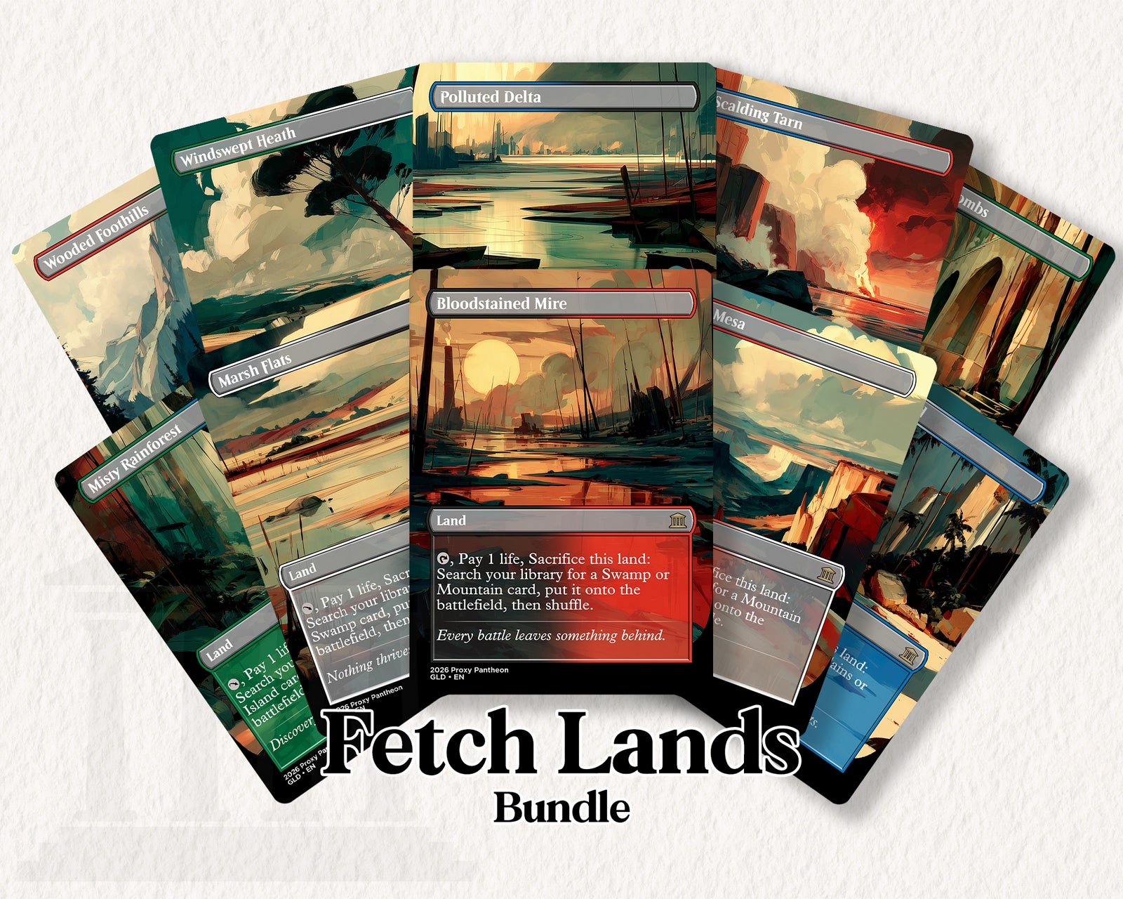 Fetch Land (Bundle Set) | Proxy Cards