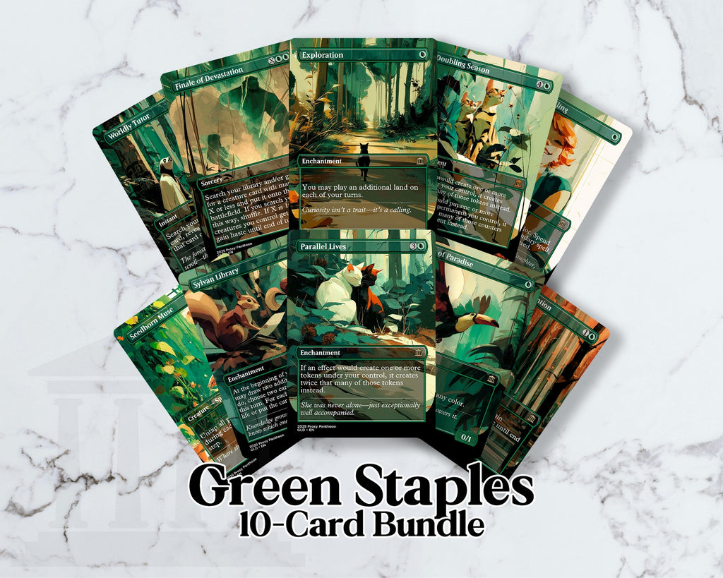 Green Staples (Bundle Set) | Proxy Cards