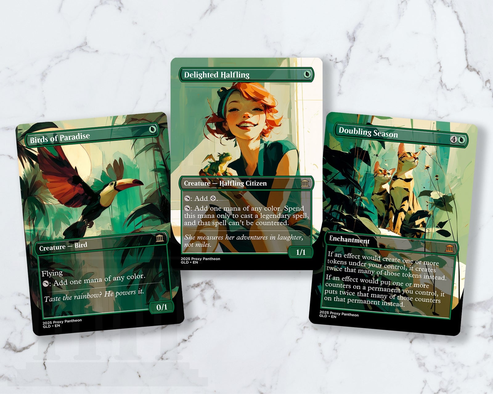 Green Staples (Bundle Set) | Proxy Cards