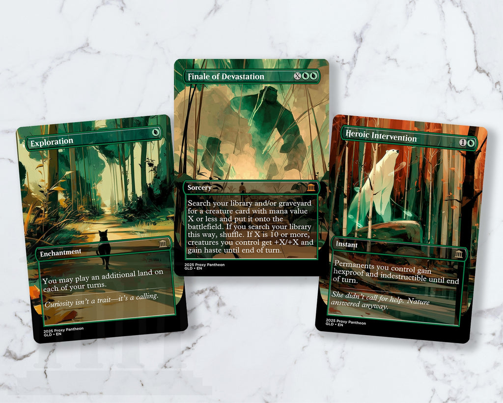 Green Staples (Bundle Set) | Proxy Cards