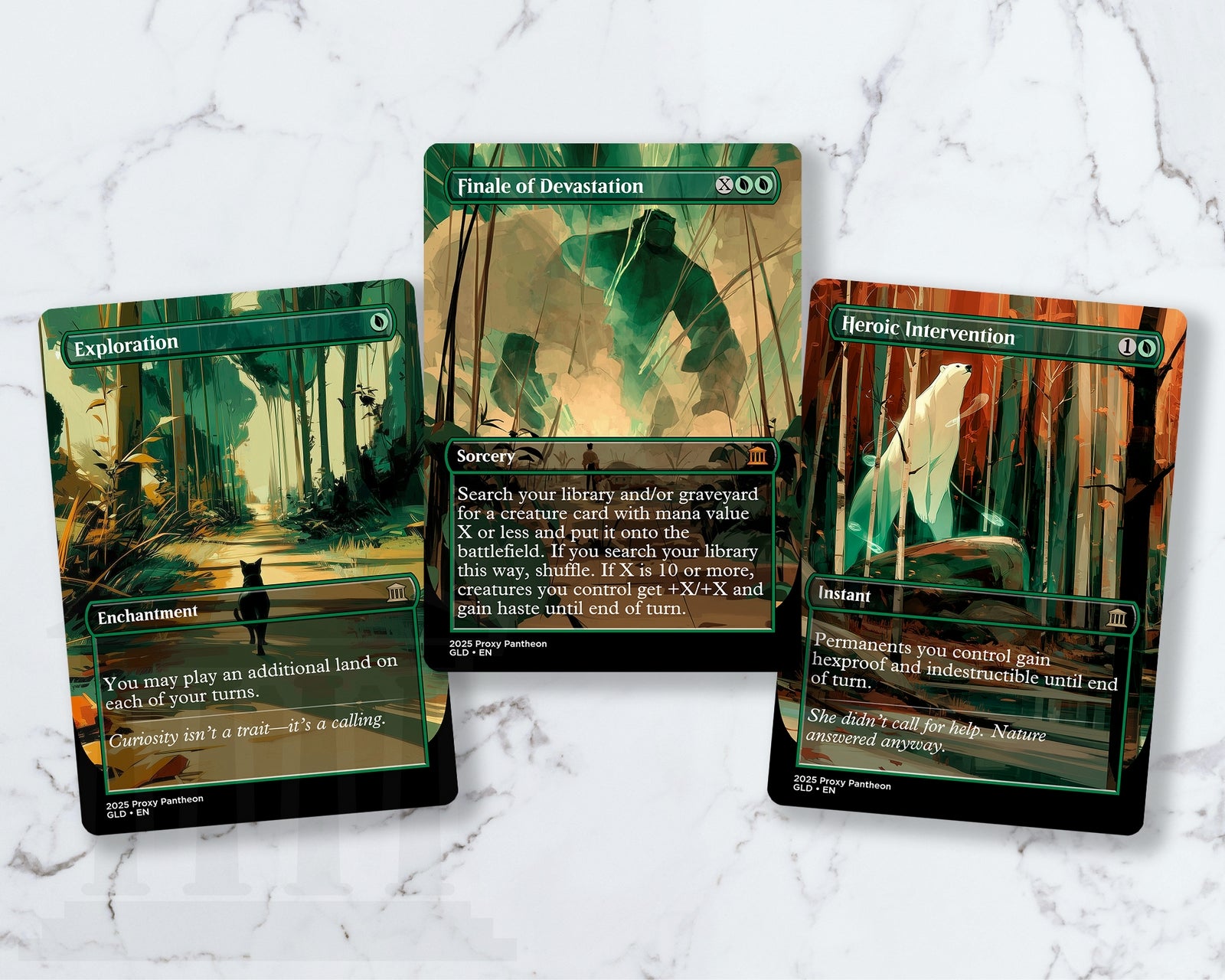 Green Staples (Bundle Set) | Proxy Cards