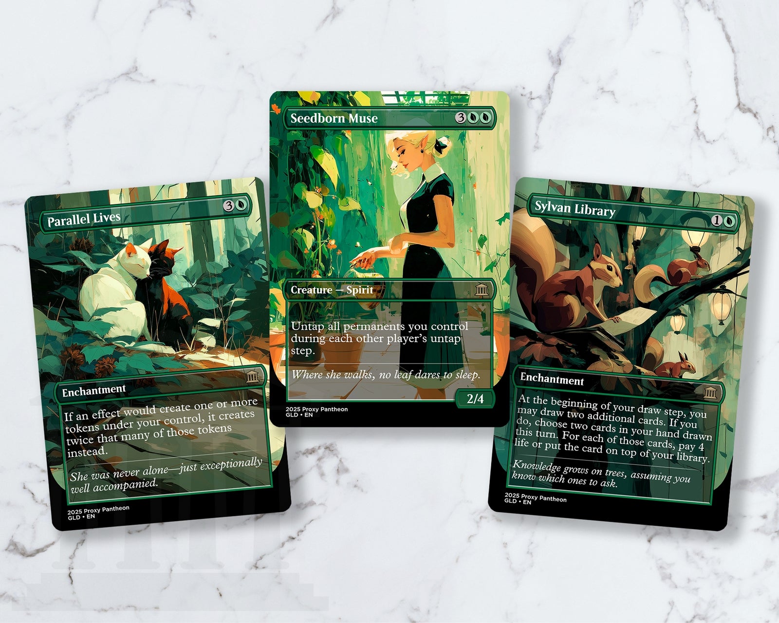 Green Staples (Bundle Set) | Proxy Cards