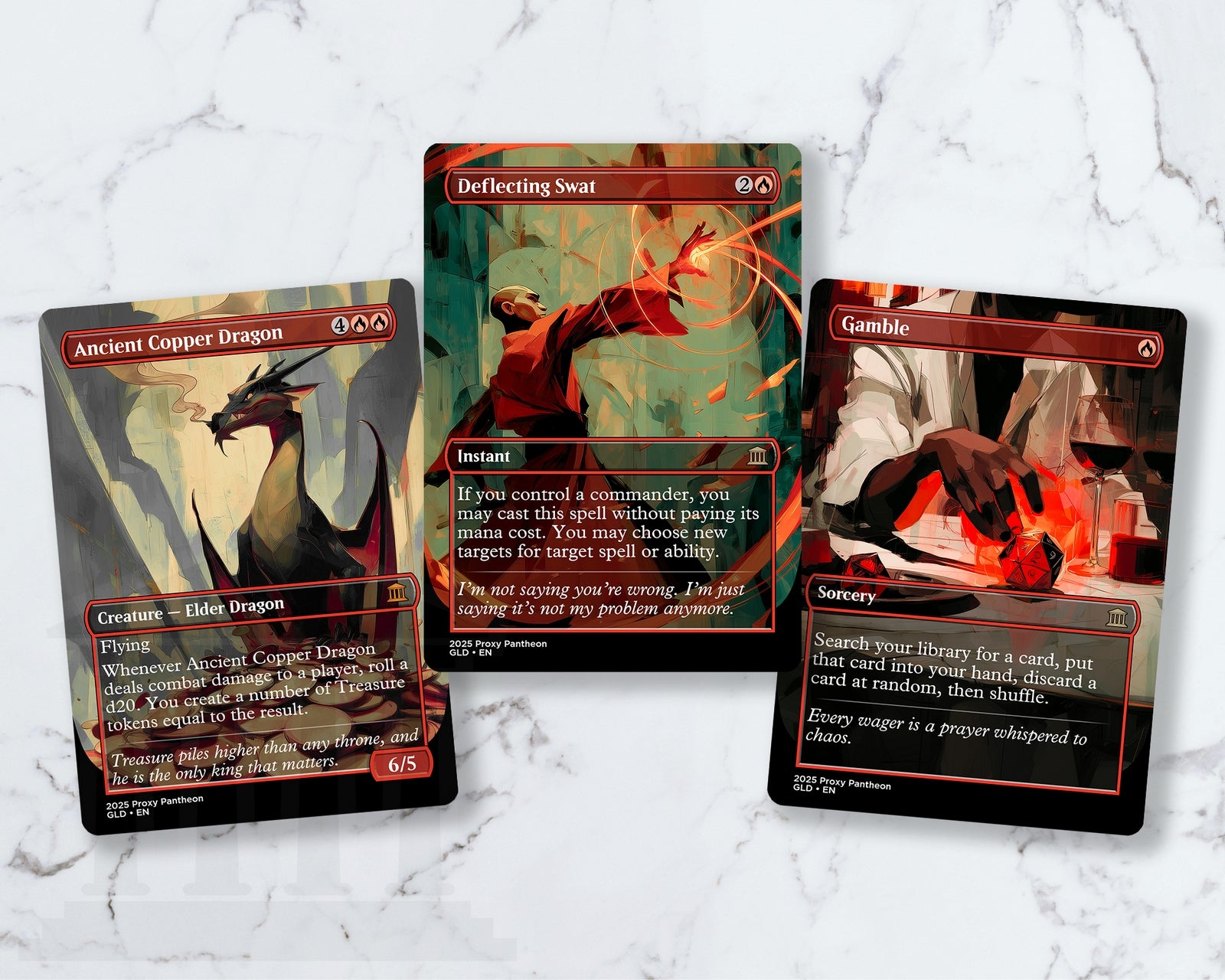 Red Staples (Bundle Set) | Proxy Cards