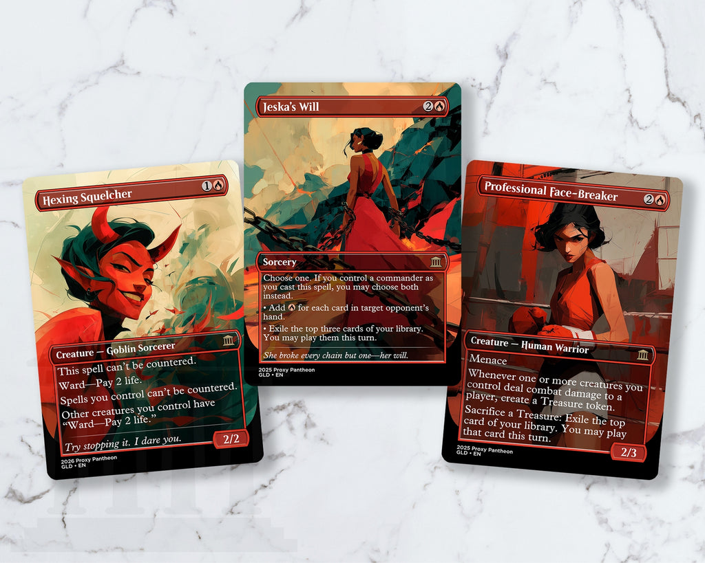 Red Staples (Bundle Set) | Proxy Cards