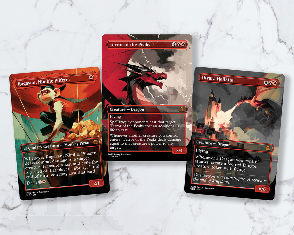 Red Staples (Bundle Set) | Proxy Cards