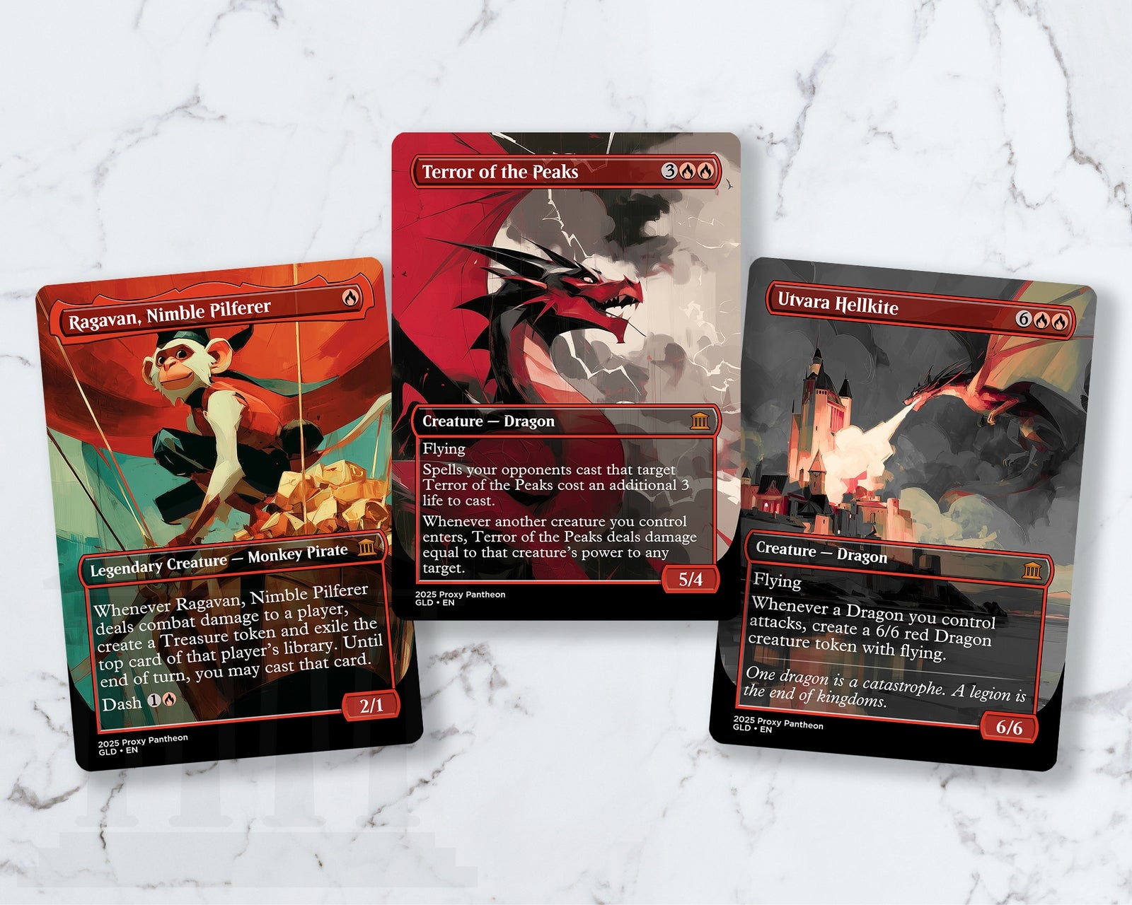 Red Staples (Bundle Set) | Proxy Cards