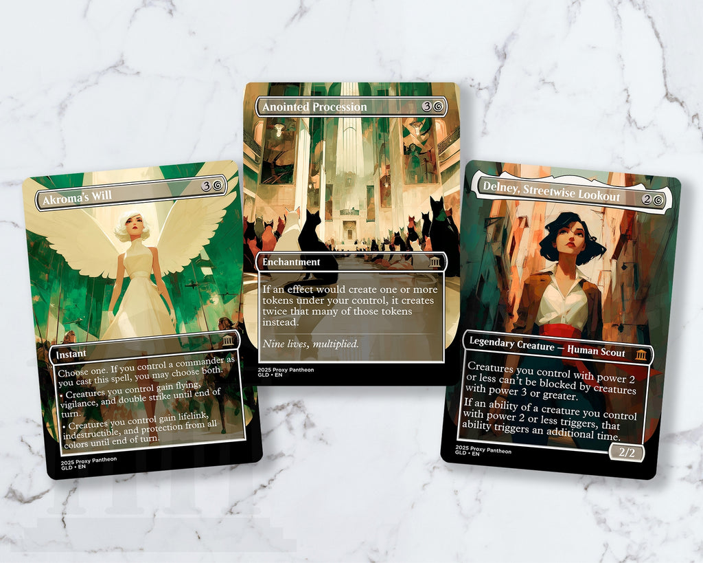 White Staples (Bundle Set) | Proxy Cards