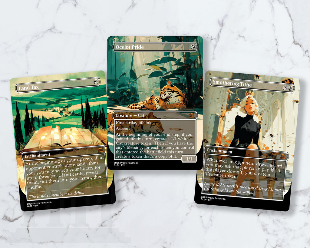 White Staples (Bundle Set) | Proxy Cards