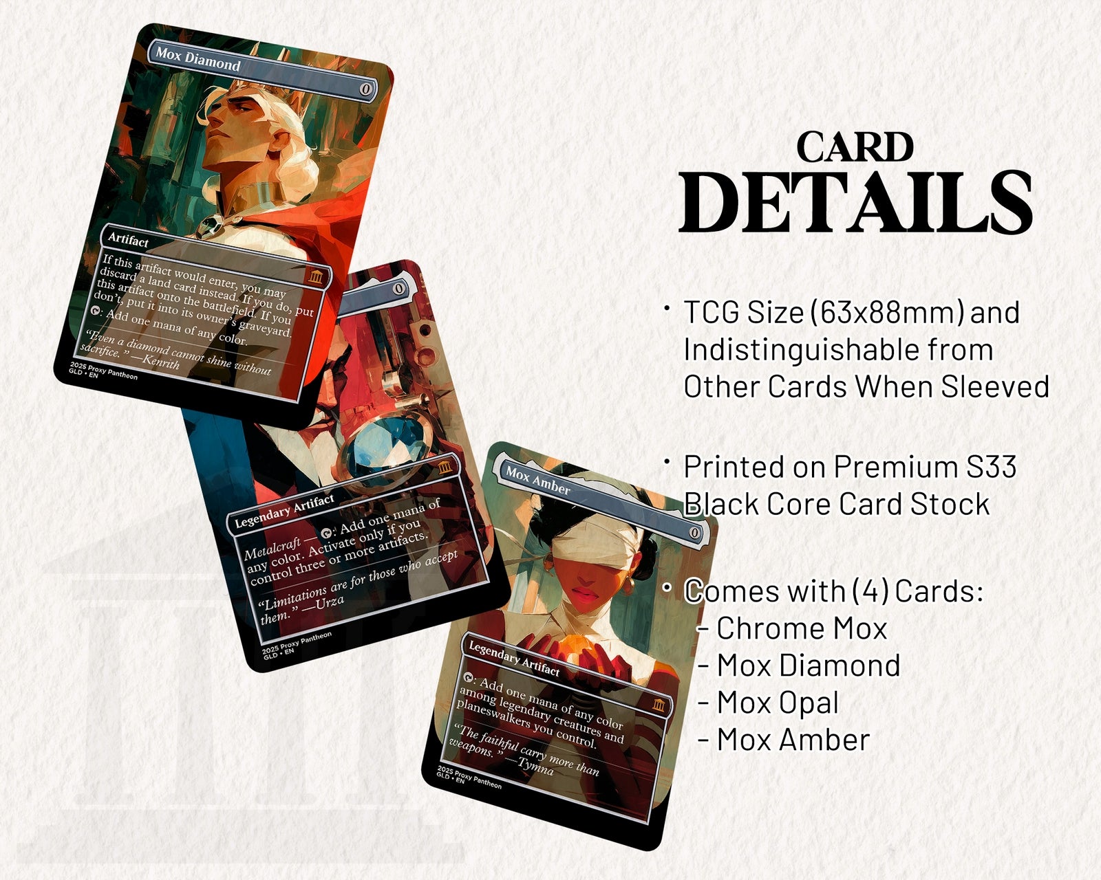 New Moxes (Bundle Set) | Proxy Cards