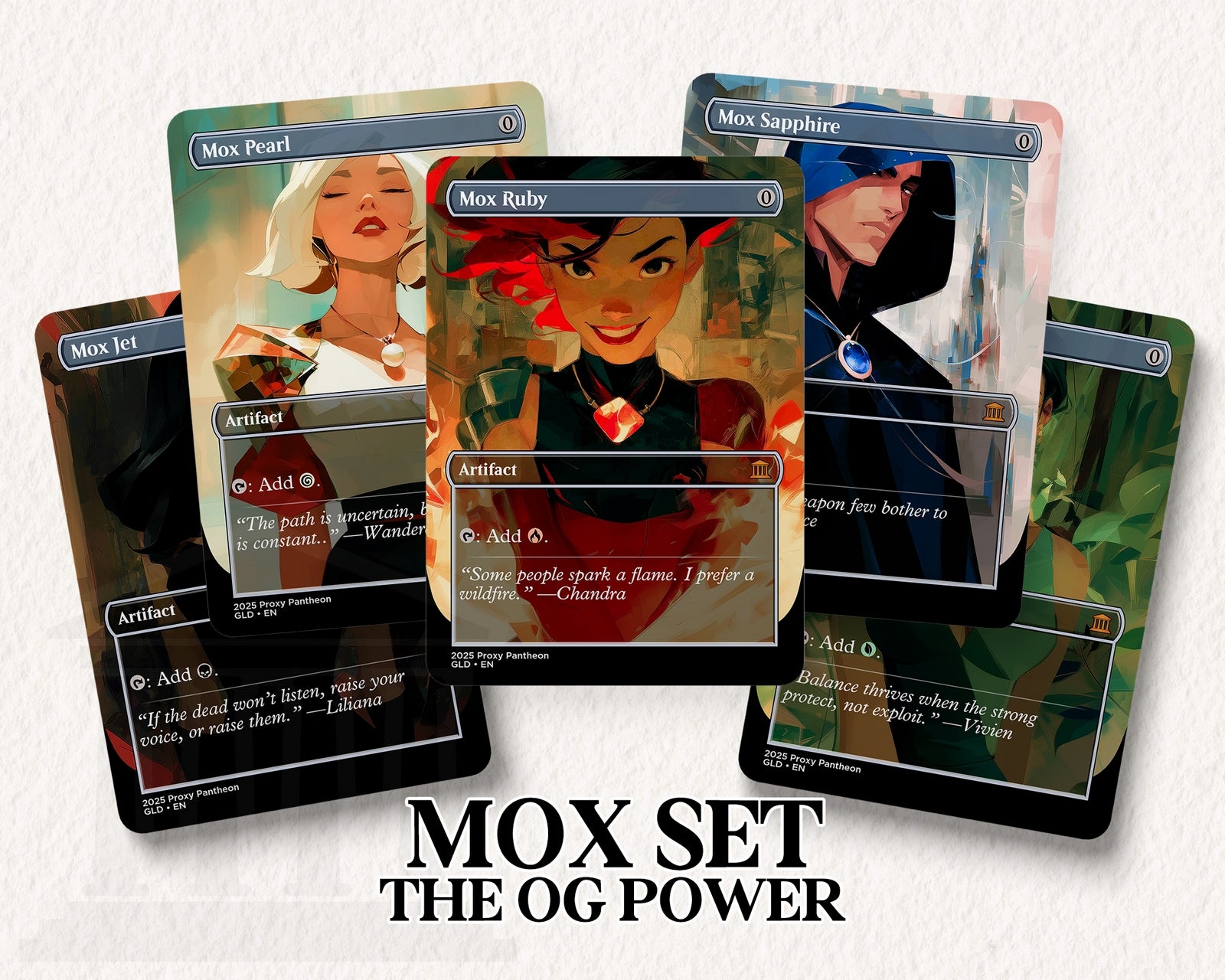 OG Moxes (Bundle Set) | Proxy Cards