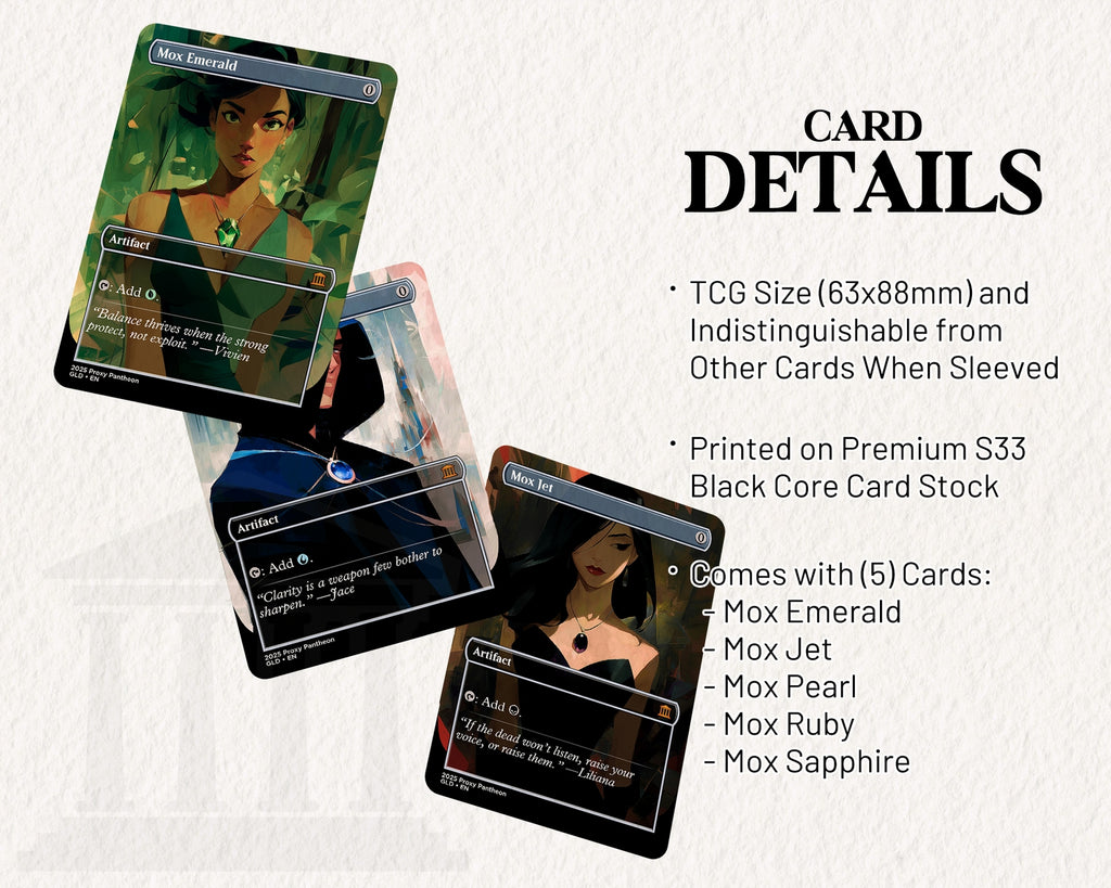 OG Moxes (Bundle Set) | Proxy Cards