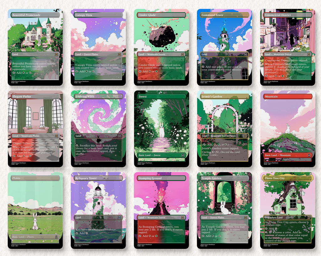 Rabbit Typal Commander Proxy Deck