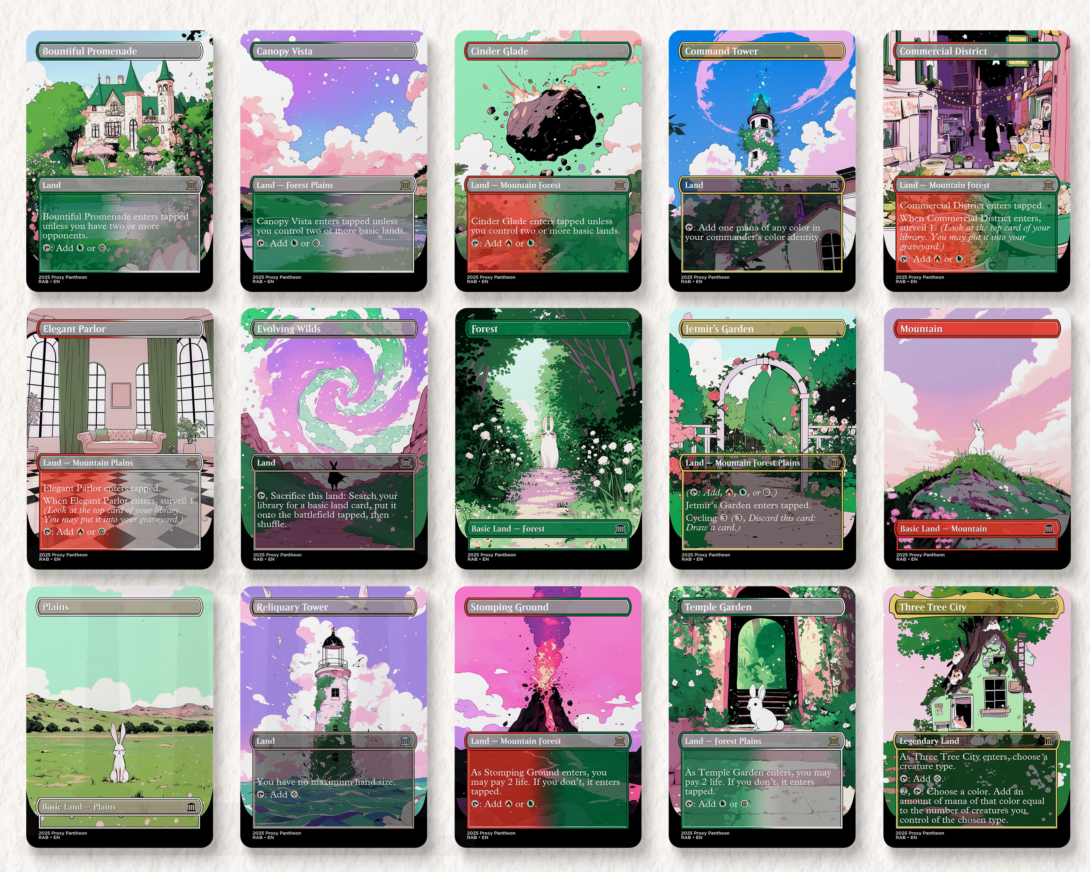 Rabbit Typal Commander Proxy Deck