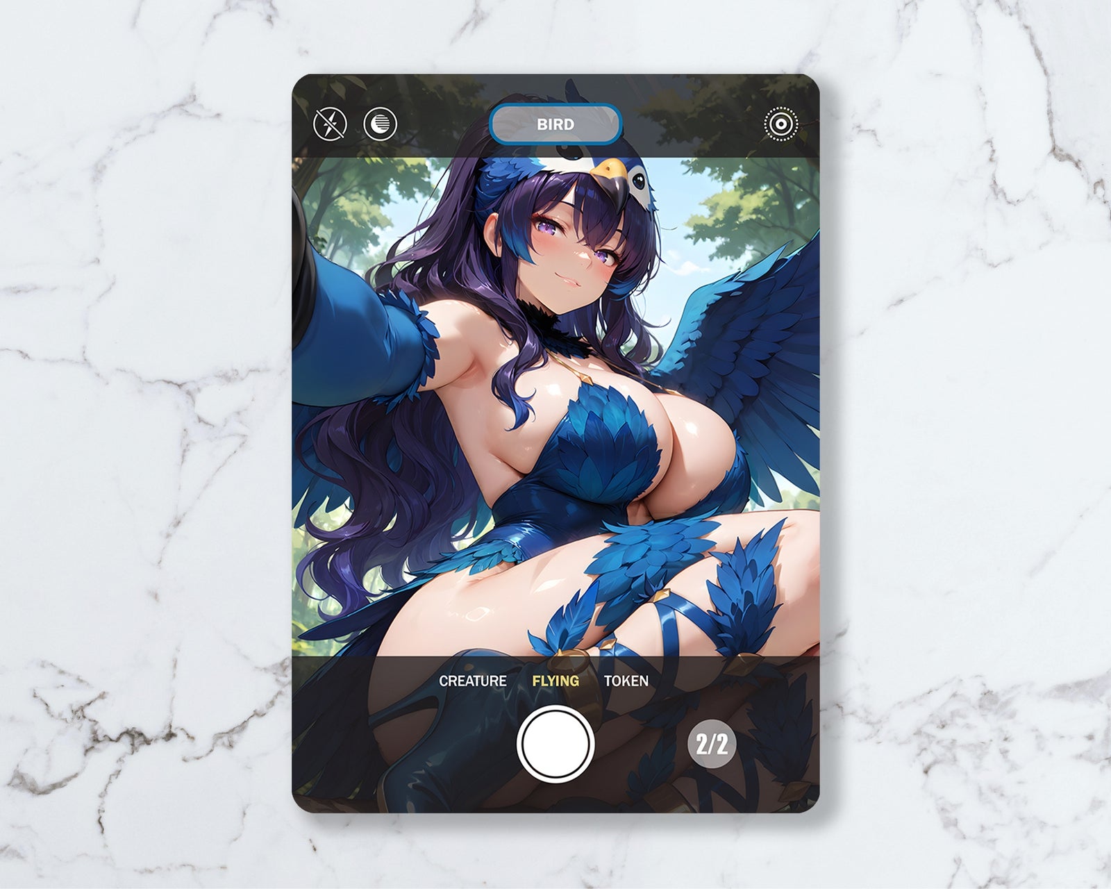 Bird (Blue) Selfie Token (POV) | Proxy Card