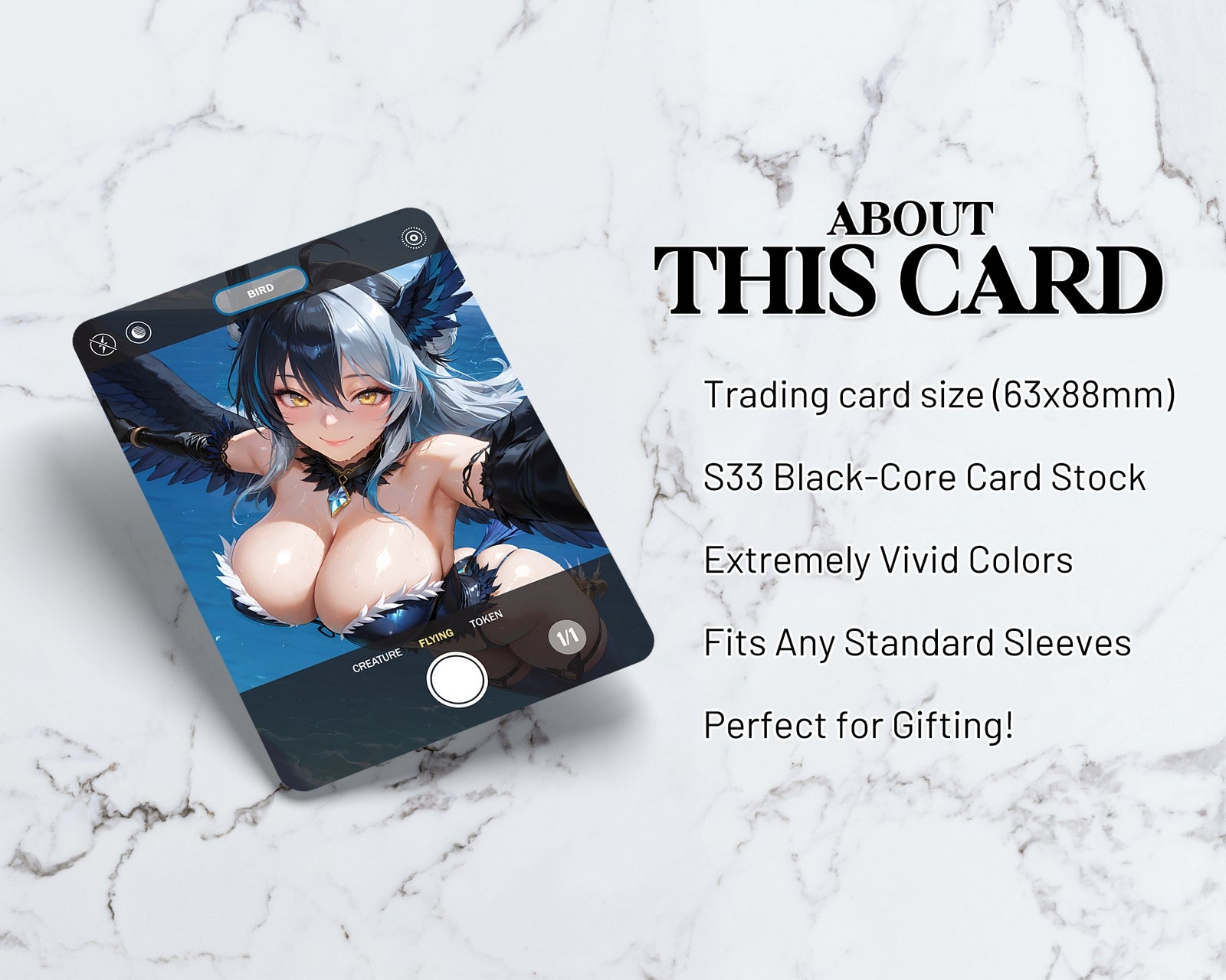 Bird (Blue, v2) Selfie Token (POV) | Proxy Card