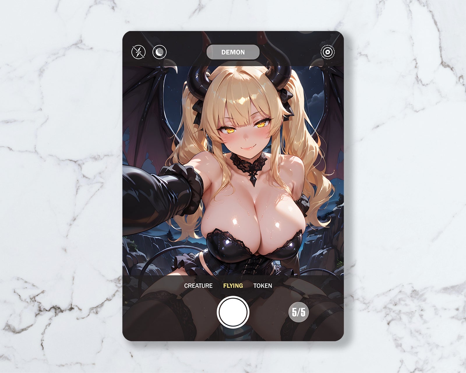 Demon (5/5) Selfie Token (POV) | Proxy Card
