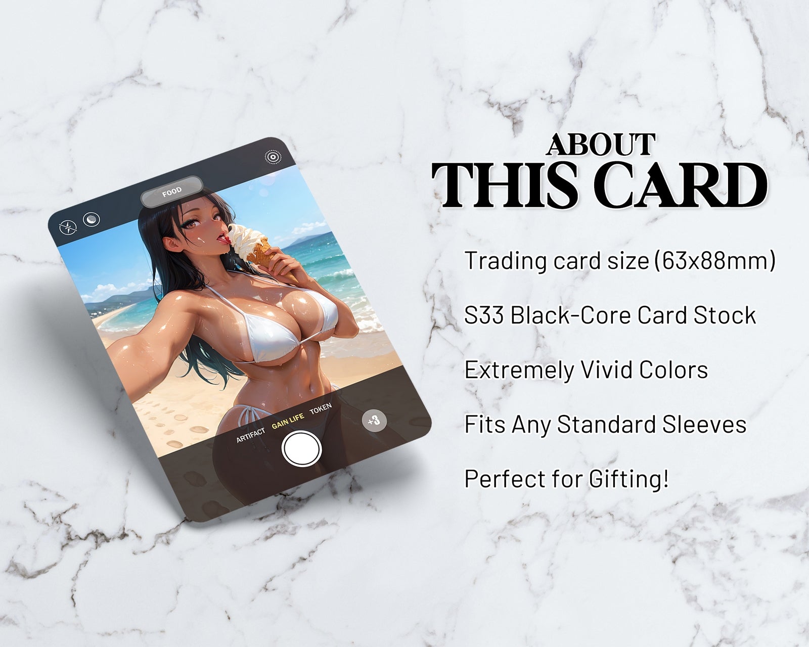 Food (Ice Cream) Selfie Token (POV) | Proxy Card