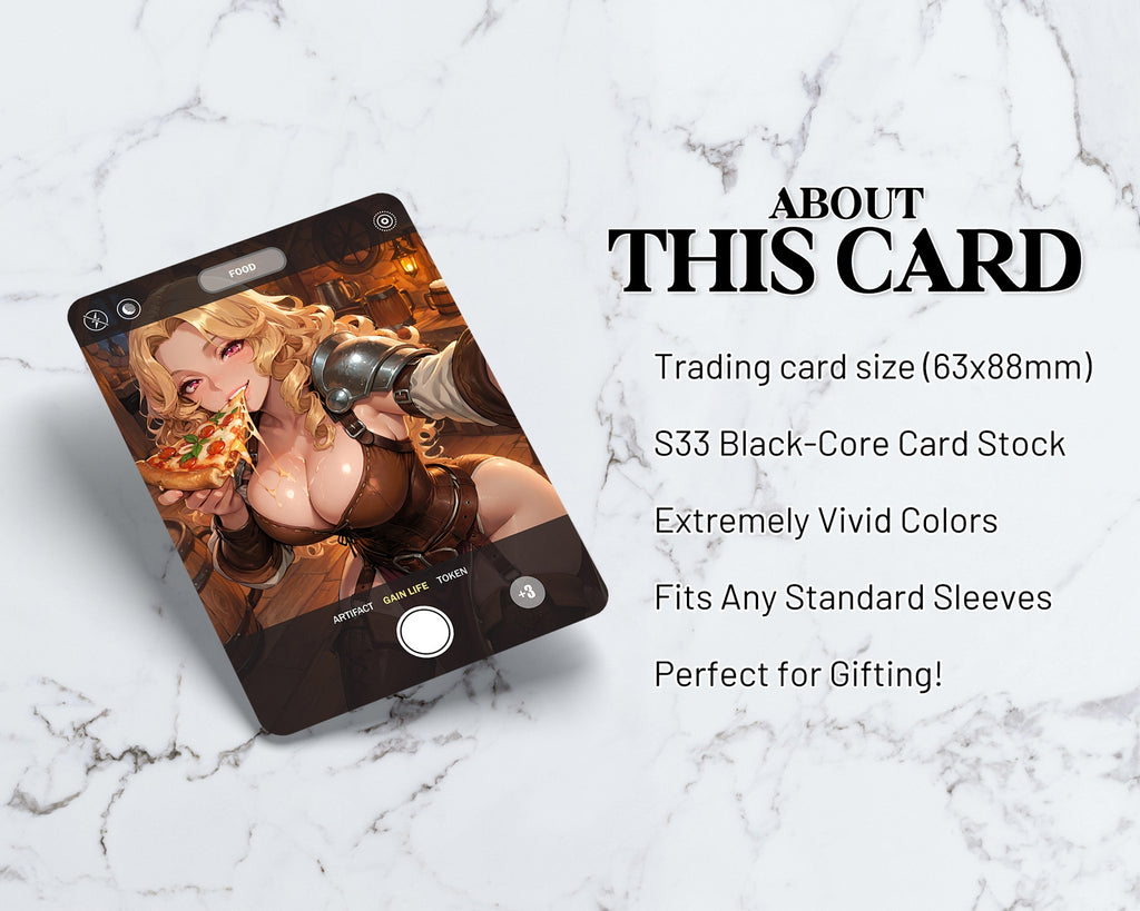 Food (Pizza) Selfie Token (POV) | Proxy Card