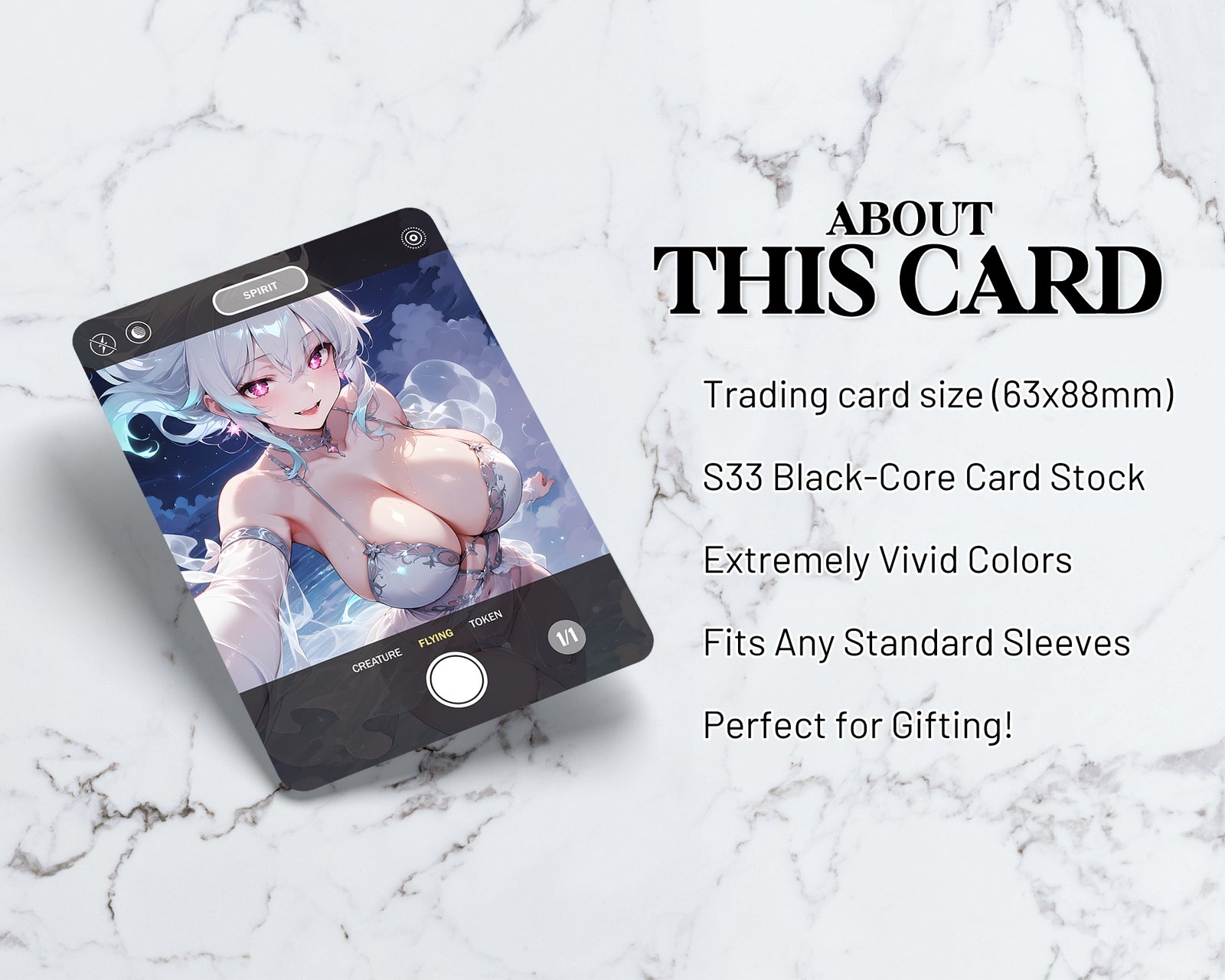 Spirit (1/1, White) Selfie Token (POV) | Proxy Card