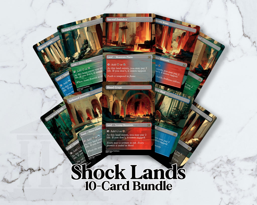 Shock Land (Bundle Set) | Proxy Cards