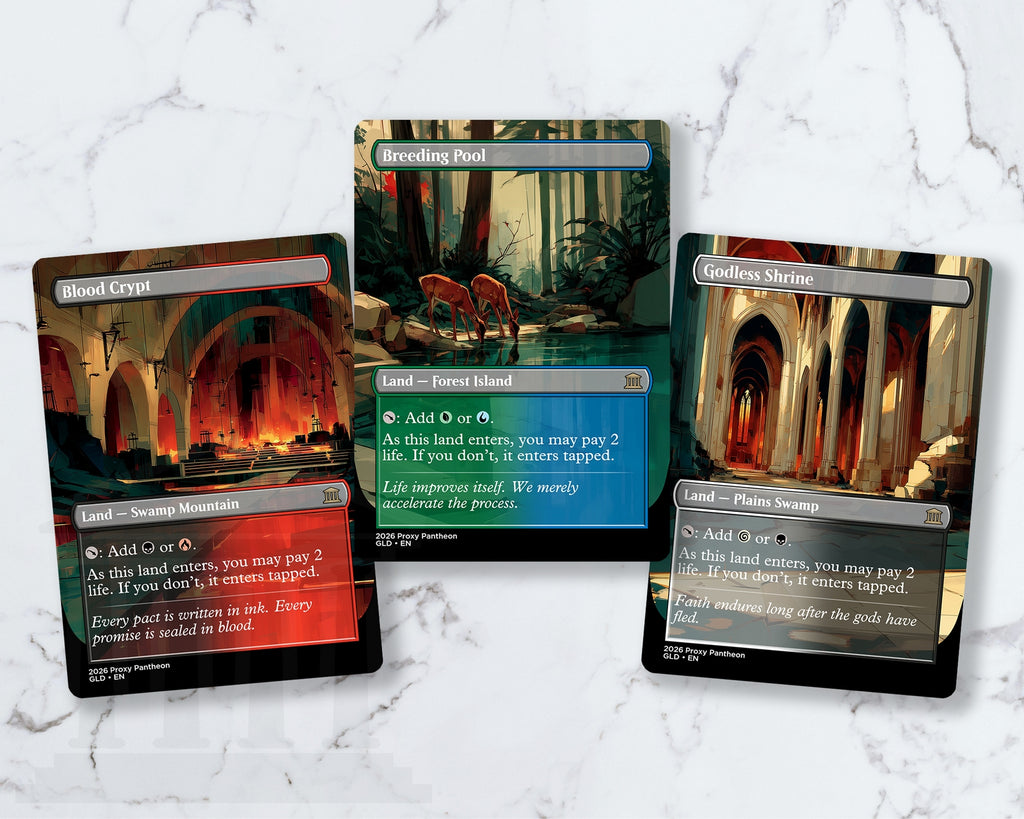 Shock Land (Bundle Set) | Proxy Cards