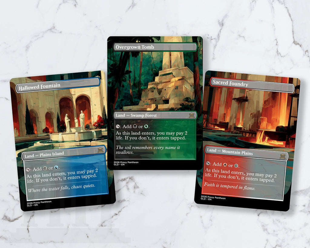 Shock Land (Bundle Set) | Proxy Cards