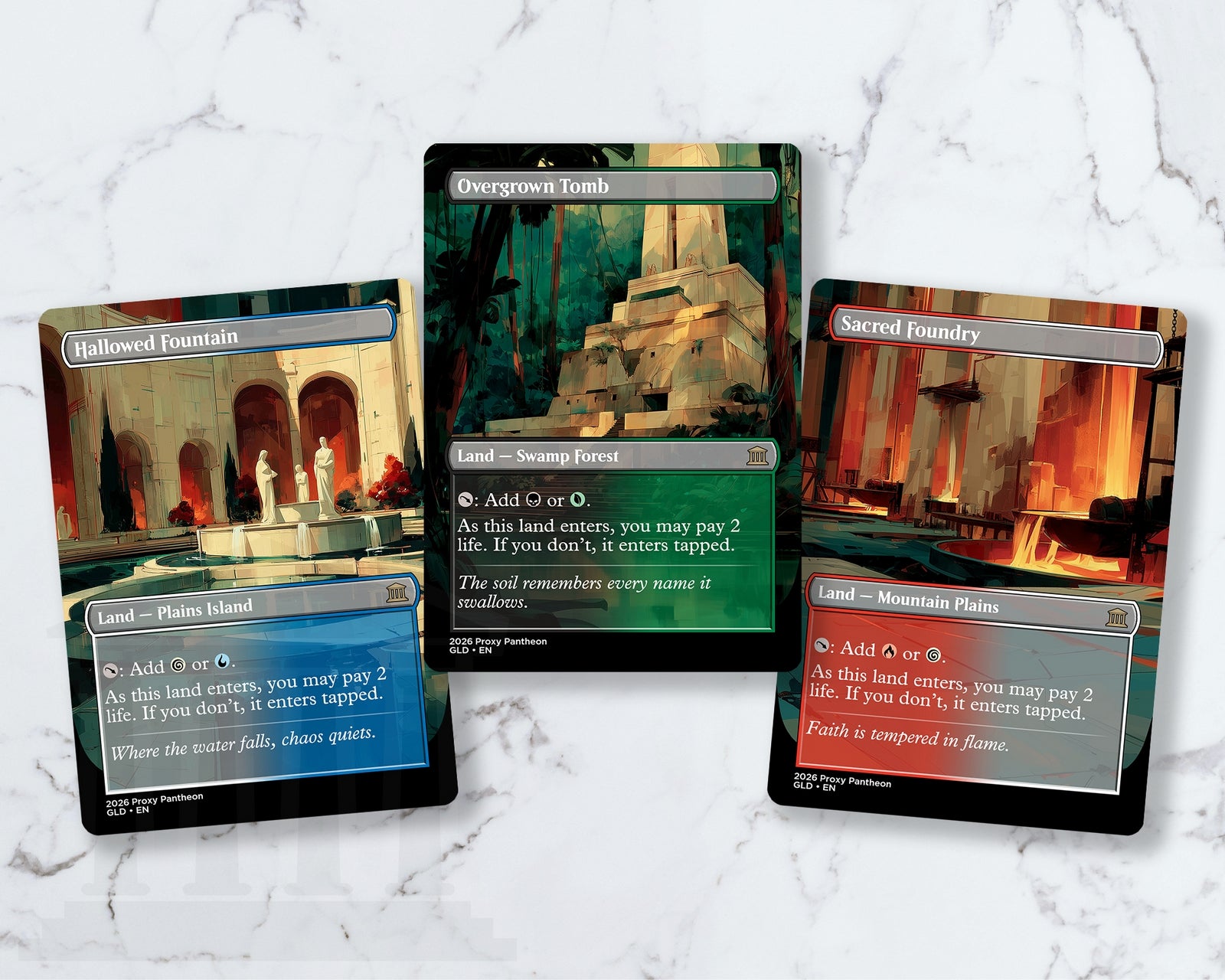 Shock Land (Bundle Set) | Proxy Cards